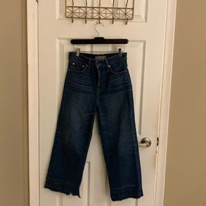 J Crew wide leg jeans